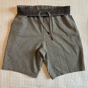 Lululemon Athletica Gray Athletic Shorts with Elastic Waistband